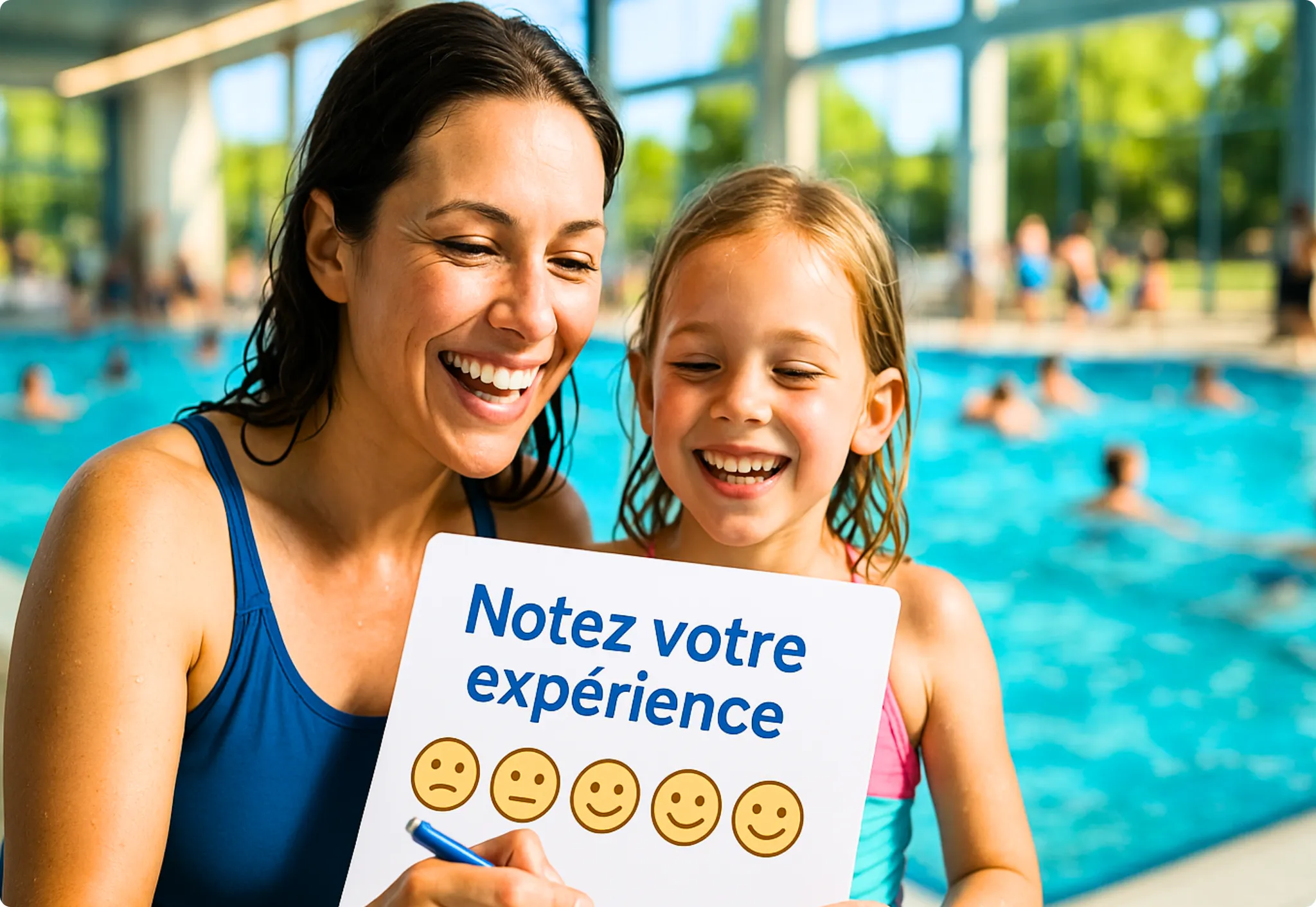 Expérience en piscine