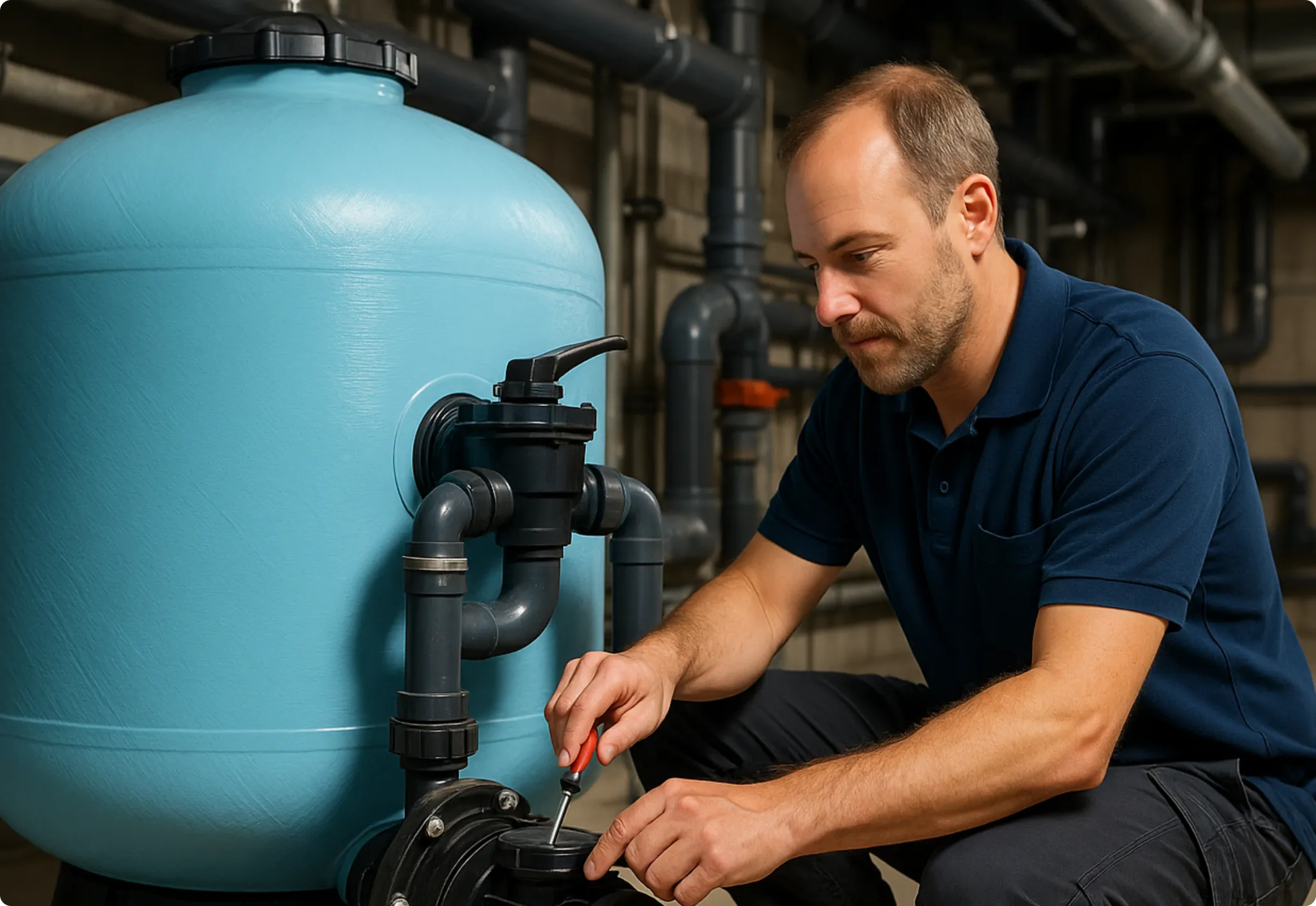 maintenance technique d'une piscine